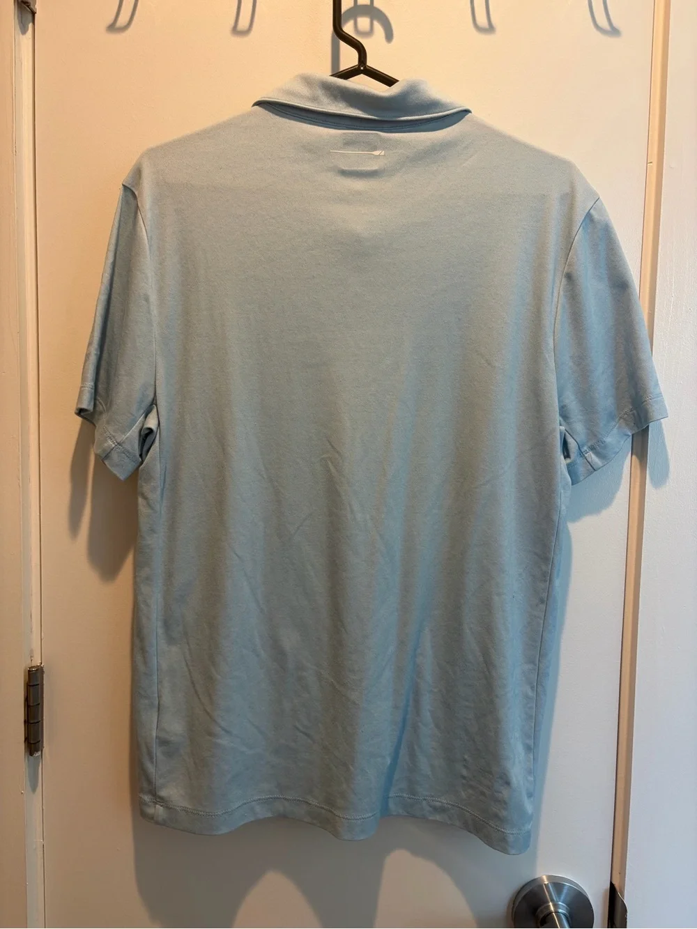 J. Crew Men's Pale Blue Short Sleeve Polo